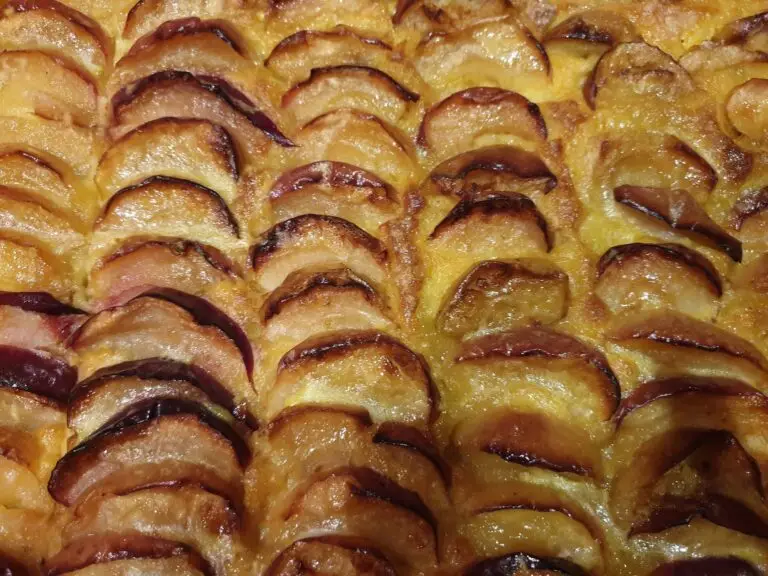 ābolu plātsmaize ar kanelī un fermentēto mīklu bez glutēna